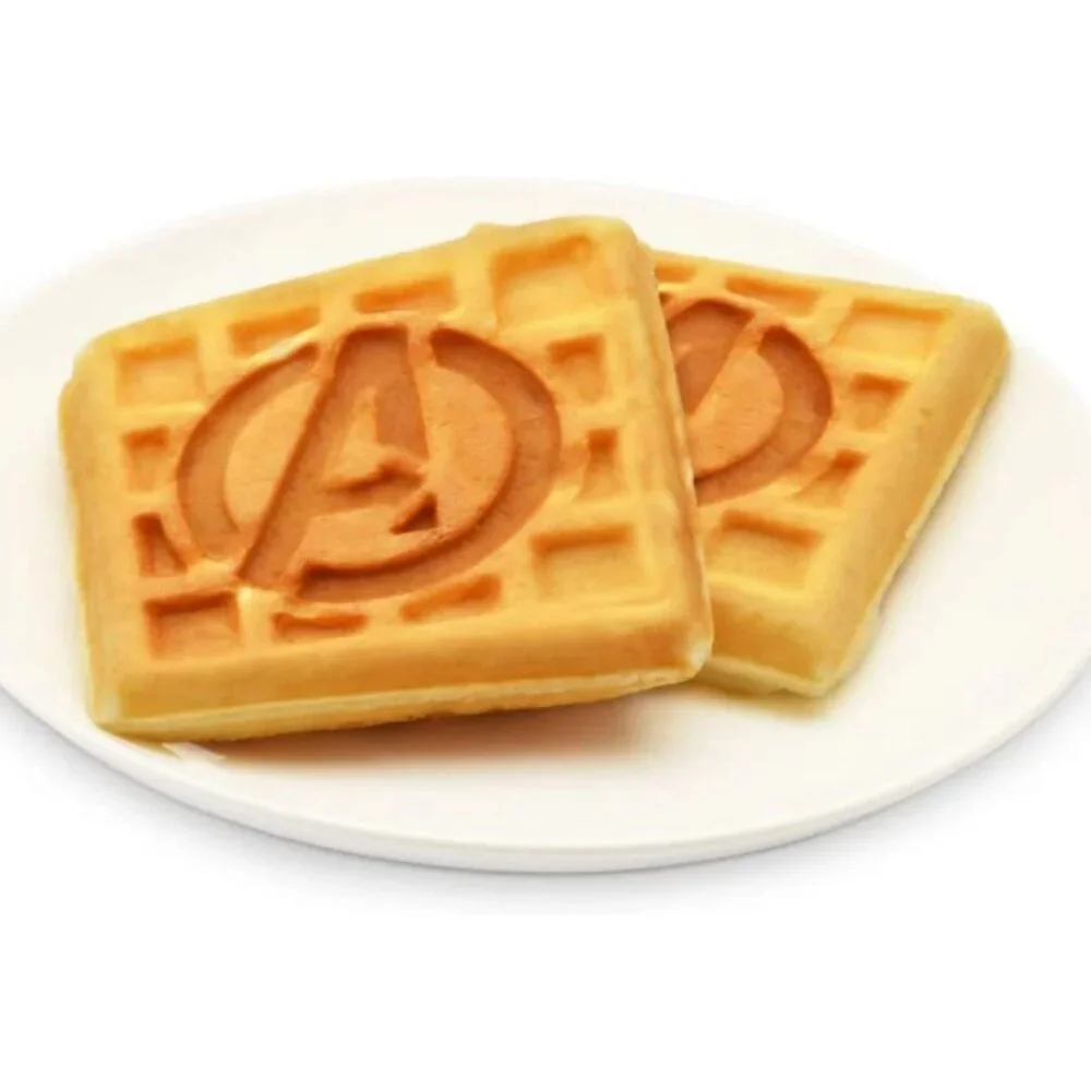 Marvel Avengers 2 Slice Waffle Maker Iron Man Hulk Spiderman Captain America